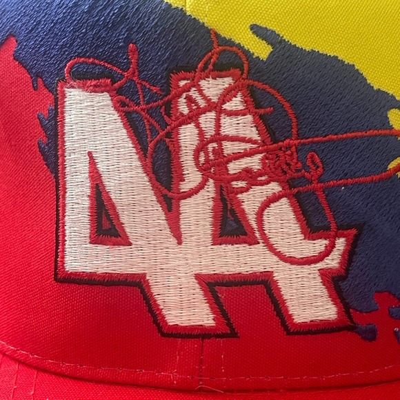 NWOT VTG Logo 7 Splash Kyle Petty #44 Hot Wheels Racing Nascar Snapback Hat - Picture 2 of 8